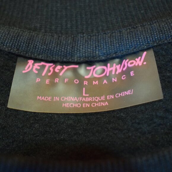 Betsey Johnson Stay Wild Sweatshirt Large - Picture 5 of 6